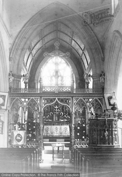 Photo of Monkton Wyld, St Andrew's Church, Interior c.1900