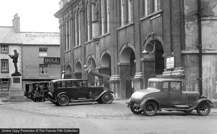 Photo of Monmouth, Cars Outside Shire Hall 1931