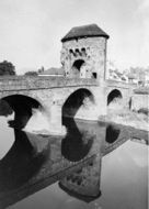Monnow Bridge c.1960, Monmouth