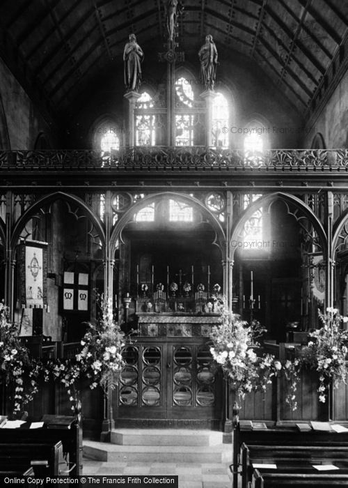 Photo of Monmouth, Parish Church Interior 1898