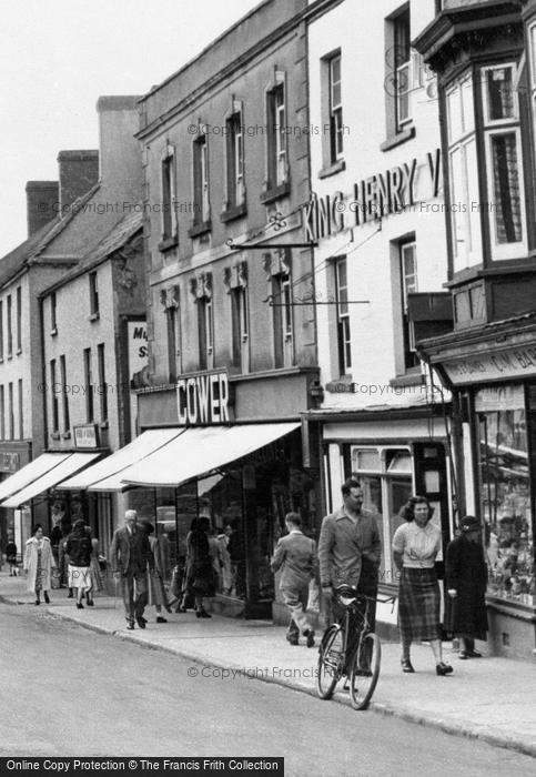 Photo of Monmouth, Shopping On Monnow Street c.1955