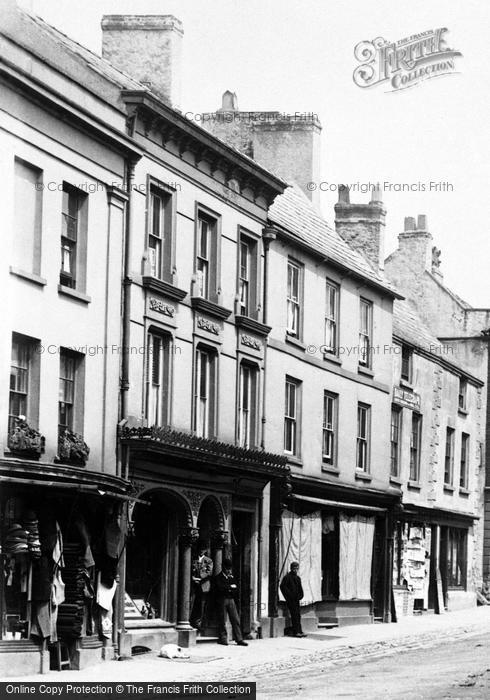 Photo of Monmouth, Shops Along The Street 1891