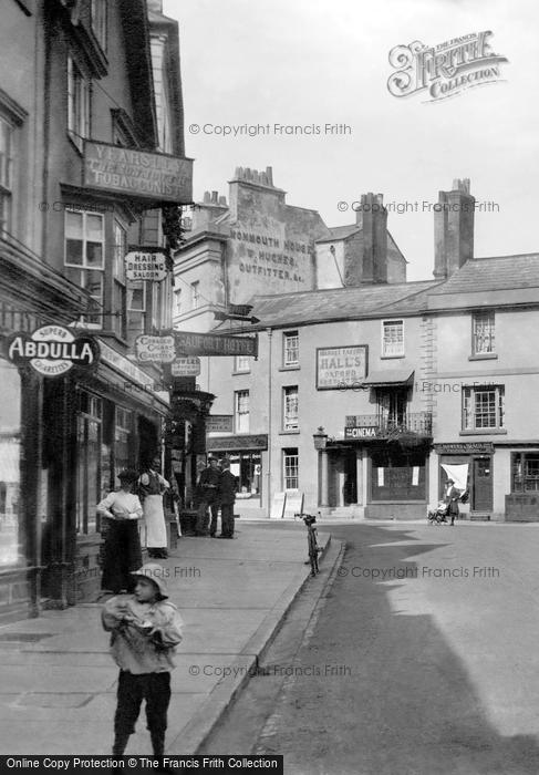 Photo of Monmouth, Shops In Agincourt Square 1914