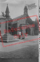 St Thomas's Church And Cross 1914, Monmouth