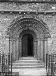 St Thomas's Church Doorway 1939, Monmouth