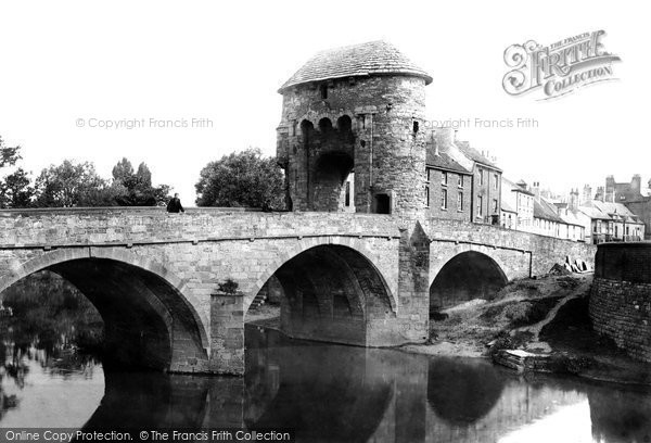 Photo of Monmouth, The Bridge Over The Monnow 1891