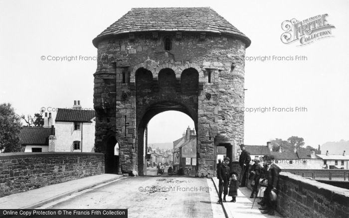 Photo of Monmouth, The Bridge Over The Monnow 1891