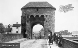 The Bridge Over The Monnow 1891, Monmouth