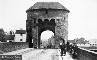 Monmouth, the Bridge over the Monnow 1891