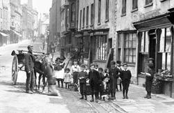 Townsfolk On The Street 1891, Monmouth