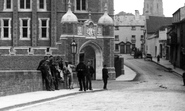 Workmen By The Grammar School 1896, Monmouth