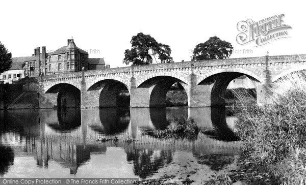 Photo of Monmouth, Wye Bridge c.1955