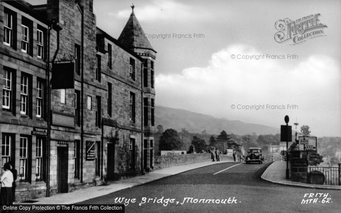 Photo of Monmouth, Wye Bridge c.1955
