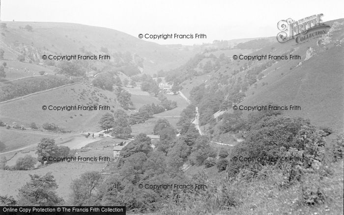 Photo of Monsal Dale, From The Hotel 1954