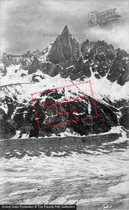 Photo of Mont Blanc, Mer De Glace, Aiguille Du Dru c.1874