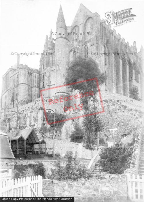 Photo of Mont Saint Michel, The Abbey c.1890