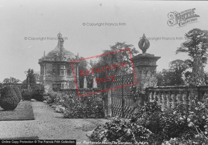 Photo of Montacute, House, In The Gardens 1900