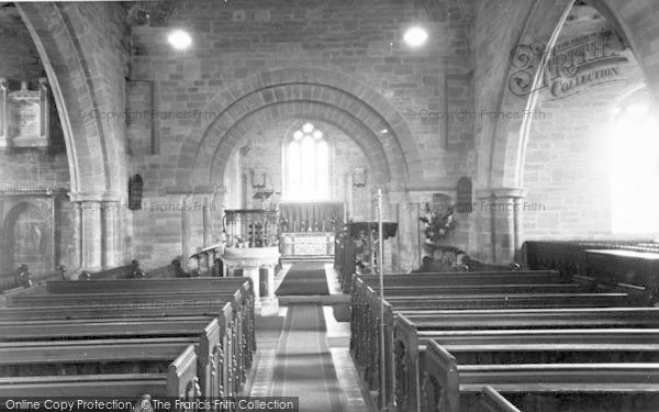 Photo of Montacute, The Church Interior c.1960