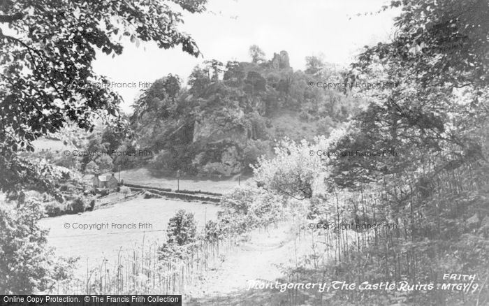 Photo of Montgomery, The Castle Ruins c.1939