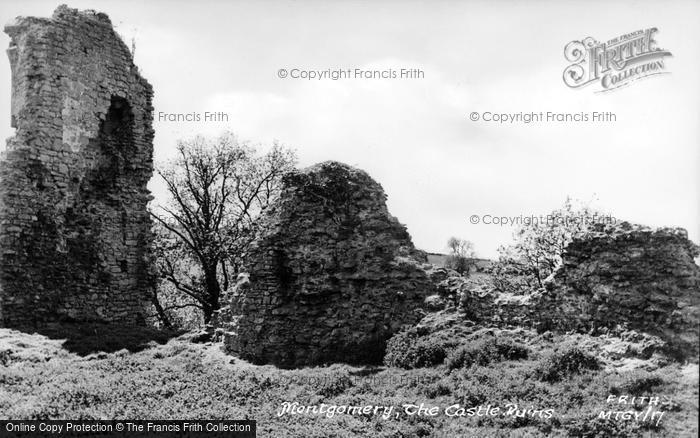 Photo of Montgomery, The Castle Ruins c.1939