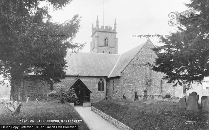 Photo of Montgomery, The Church Of St Nicholas c.1960
