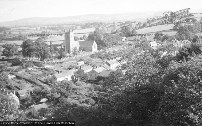 Photo of Montgomery, The Town And Church c.1948