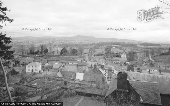 Photo of Montgomery, Town From The Hill 1964