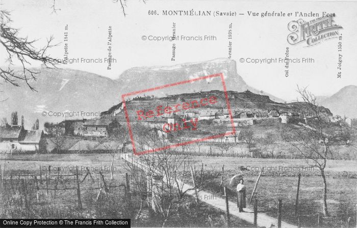 Photo of Montmélian, General View Of The Ancient Fort c.1910