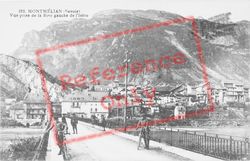Vue Prise De La Rive Gauche De L'isère c.1910, Montmélian