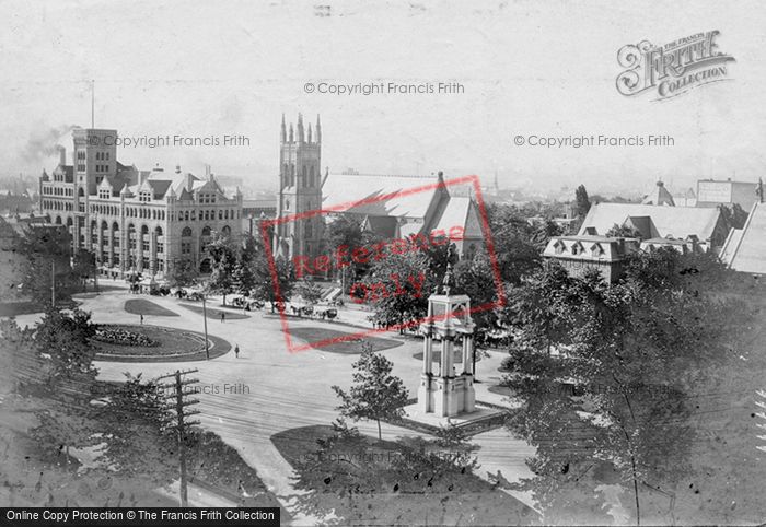 Photo of Montreal, Cpr Station And Dominion Square 1904