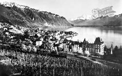 Panorama And The Dents Du Midi c.1930, Montreux