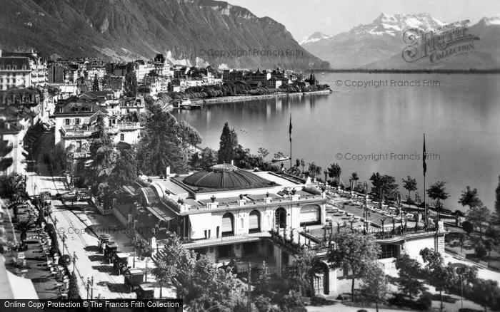 Photo of Montreux, The Sports Pavilion And The Dents Du Midi c.1930