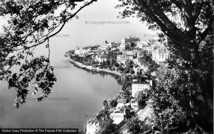 Photo of Montreux, Town And  Dents Du Midi c.1930