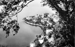 Town And  Dents Du Midi c.1930, Montreux