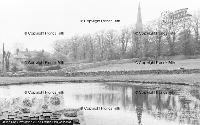 Photo of Monyash, The Church Across The Mere c.1960