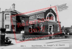 St Joseph's Roman Catholic Church c.1960, Moorthorpe