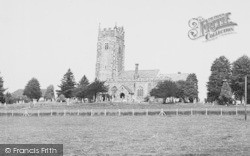 St Mary's Church c.1955, Morchard Bishop