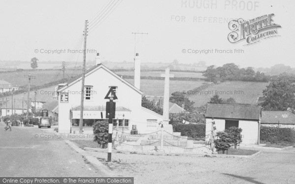 Photo of Morchard Bishop, The Memorial And Fore Street c.1955