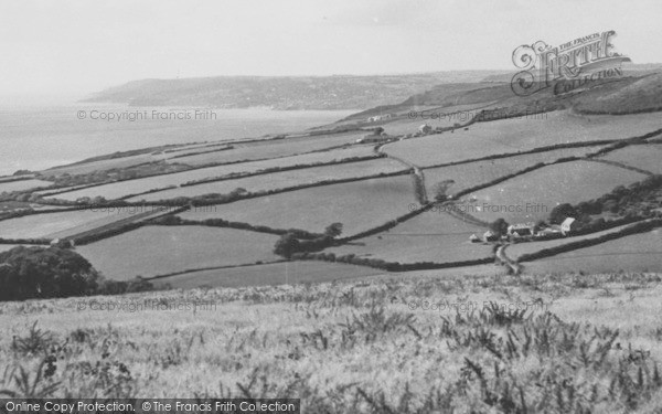 Photo of Morcombelake, Lyme Regis From Langdon Hill c.1955