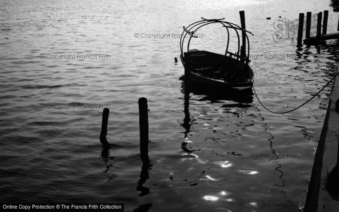 Photo of Morcote, Boat On Lake Lugano 1938