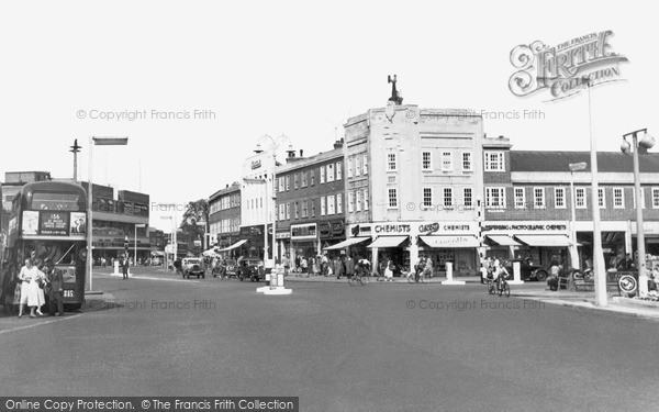 Photo of Morden, London Road c.1955