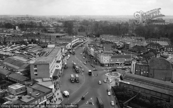 Photo of Morden, The Town Centre c.1965