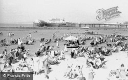 Beach And Central Pier 1953, Morecambe