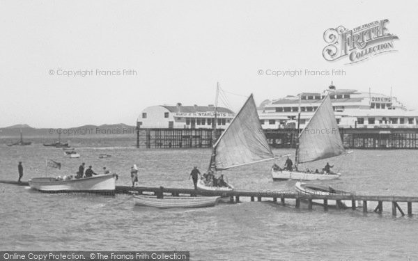 Photo of Morecambe, Boats Near The Pier c.1955