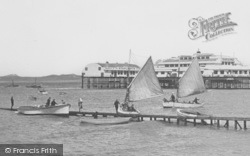 Boats Near The Pier c.1955, Morecambe