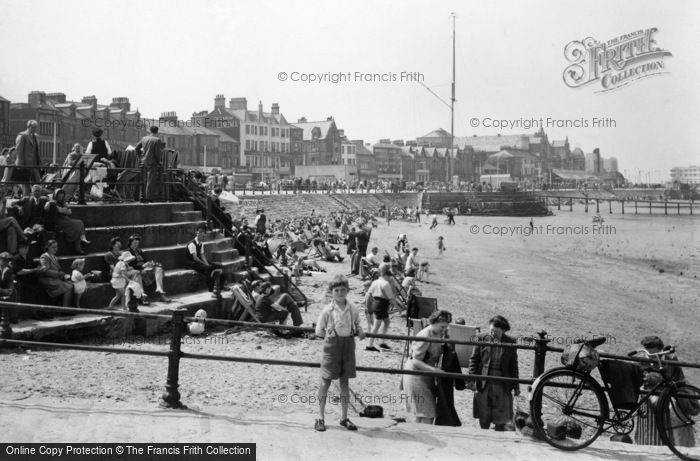 Photo of Morecambe, Central Beach 1949