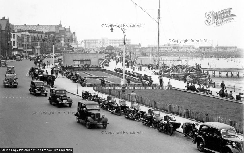 Morecambe, Central Promenade c1950