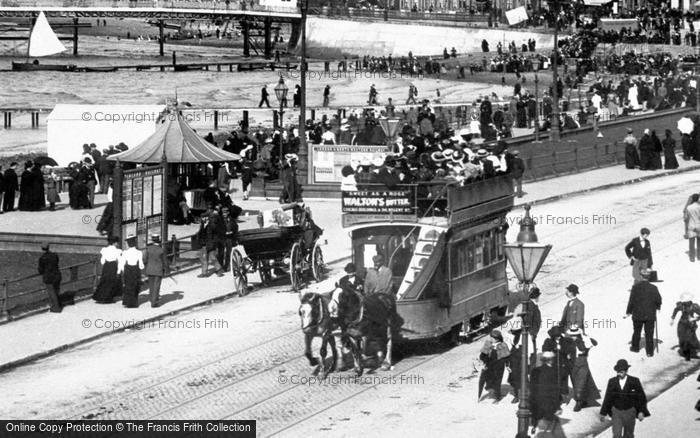 Photo of Morecambe, Horse Drawn Tram 1899
