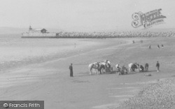 Ponies On The Beach c.1955, Morecambe