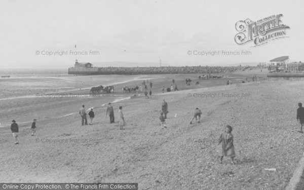 Photo of Morecambe, The Beach c.1955